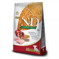 Farmina N&D Low Grain Chicken & Pomegranate Mini Сухий корм для щенят дрібних порід з куркою та гранатом