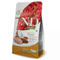 Farmina N&D Quinoa Quail Skin&Coat Adult Сухой корм для кошек при пищевой аллергии с перепелкой
