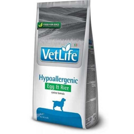 Farmina VetLife Hypoallergenic Egg & Rice Сухой лечебный корм для собак при пищевой аллергии 