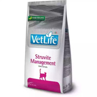 Farmina Vet Life Management Struvite Сухой лечебный корм для кошек для лечения и профилактики рецидивов струвитных уролитов