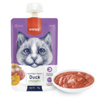 Wanpy Duck & Pumkin Рідкий корм для кішок крем-суп з качкою та гарбузом