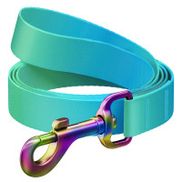 Collar Waudog Nylon Recycled Поводок для собак нейлоновий градієнт блакитний