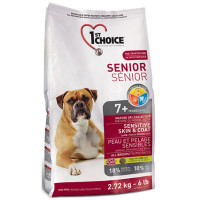 1st Choice Senior All Breeds Sensitive Lamb & Fish Сухой корм для пожилых собак всех пород с чувствительным пищеварением с ягнен