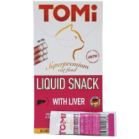 TOMi Liquid Snack Liver & Biotin Рідкі ласощі для дорослих кішок з печінкою та біотином