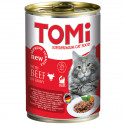 TOMi Beef Консервы для взрослых кошек с говядиной в банке