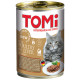 TOMi Poultry Liver Консервы для взрослых кошек с птицей и печенью в банке