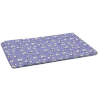 MISOKO&CO Многоразовая пеленка для животных с рисунком щенки в фиолетовом цвете