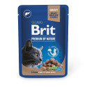 Brit Premium Cat Adult Pouch Консерви для стерилізованих кішок з печінкою у соусі