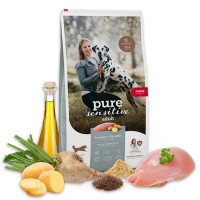 Mera Pure Sensitive Fresh meat Truthan & Kartoffel Беззерновой корм со свежим мясом индейки и картофелем для собак
