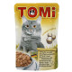 TOMi Poultry Rabbit Консервы для взрослых кошек с птицей и кроликом в пауче