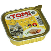 TOMi Poultry Liver Консерви для дорослих кішок з птахом та печінкою