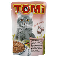 TOMi Veal Turkey Паштет для дорослих кішок з телятиною та індичкою