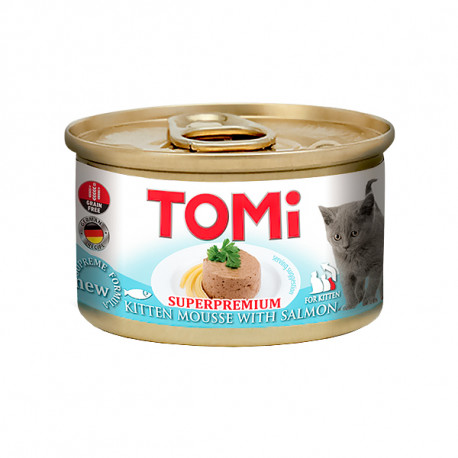 TOMi Junior Salmon Консерви для кошенят з лососем