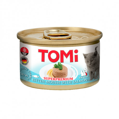 TOMi Junior Salmon Консервы для котят с лососем
