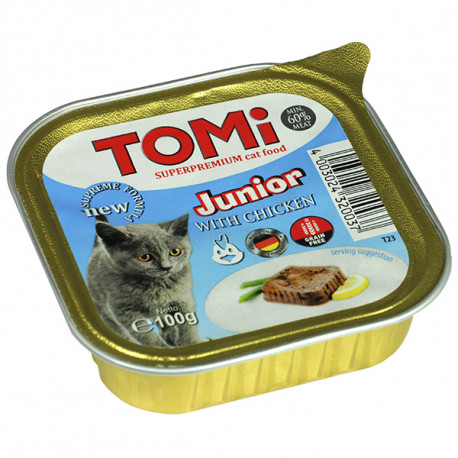 TOMi Junior Chicken Паштет для кошенят з куркою