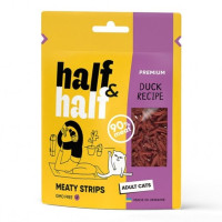 Half&Half Meaty Strips Duck Adult Cats Ласощі для котів з качкою