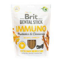 Brit Dental Stick Immuno Ласощі для собак для підтримки імунітету з пробіотиками та корицею