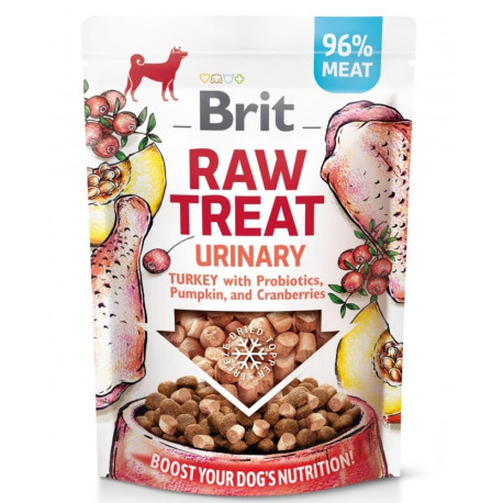 Brit Raw Treat Urinary Freeze-dried Лакомства для собак для профилактики мочекаменной болезни с индейкой