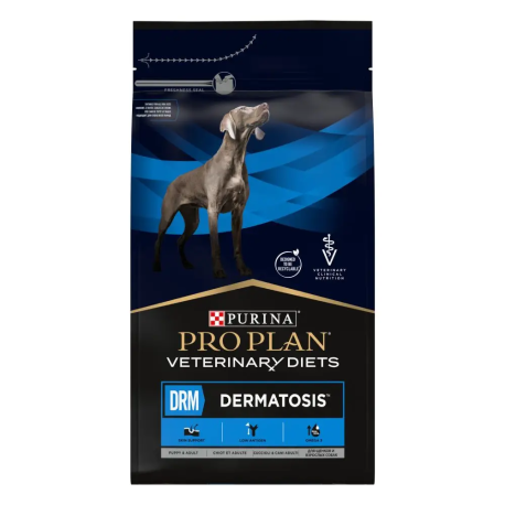 Pro Plan Veterinary Diets DRM Dermatosis Лікувальний корм для собак при проблемах зі шкірою