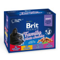 Brit Premium Cat Family Plate in Gravy Pouch Набір консерв для кішок сімейна тарілка в соусі