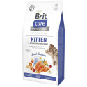 Brit Care Cat Grain-Free Kitten Gentle Digestion Strong Immunity Беззерновий сухий корм для кошенят з лососем