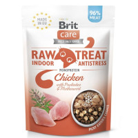 Brit Raw Treat Indoor & Antistress Freeze-dried Лакомства для кошек живущих в помещении с курицей