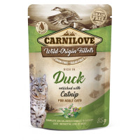 Carnilove Cat Adult Pouch Duck and Catnip Консервы для взрослых кошек с уткой и кошачьей мятой