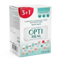 Optimeal Adult Cats Multi Taste Набор консерв для взрослых кошек с ягненком, телятиной и кроликом