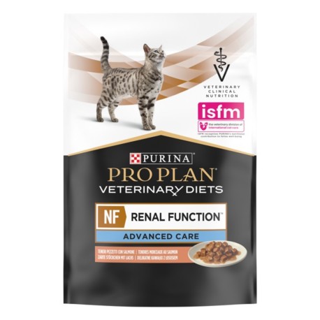 Pro Plan Veterinary Diets NF Renal Function Advanced Care Лечебные консервы для кошек при патологии почек с лососем в подливе