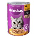 Whiskas Adult Консервы для взрослых кошек с кусочками курицы в соусе