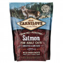 Carnilove Cat Adult Salmon Sensitive and Long Hair Беззерновий сухий корм для дорослих кішок з чутливим травленням з лососем