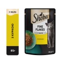 Sheba Fine Flakes in Gelly Консерви для дорослих кішок з куркою в желе