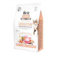Brit Care Cat Adult Grain-Free Sensitive Беззерновой сухой корм для взрослых кошек с чувствительным пищеварением