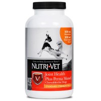 Nutri-Vet Joint Health Plus Perna Mussel Пігулки з глюкозаміном, мідіями та ЧСЧ для собак