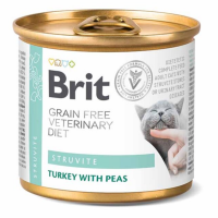 Brit GF Veterinary Diets Cat Struvite Лечебные консервы для взрослых кошек при мочекаменной болезни