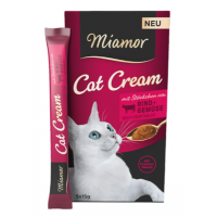 Miamor Cat Snack Rind Cream Лакомство для кошек с говядиной и овощами