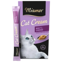 Miamor Cat Snack Malt Cheese Cream Лакомство для кошек с солодом и сыром