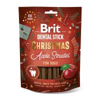 Brit Dental Stick Christmas Apple Strudel Рождественские лакомства для собак для зубов с яблочным штруделем