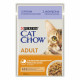 Cat Chow Adult Консервы для взрослых кошек с ягненком и зеленой фасолью в желе