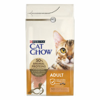 Cat Chow Adult Сухой корм для взрослых кошек c уткой