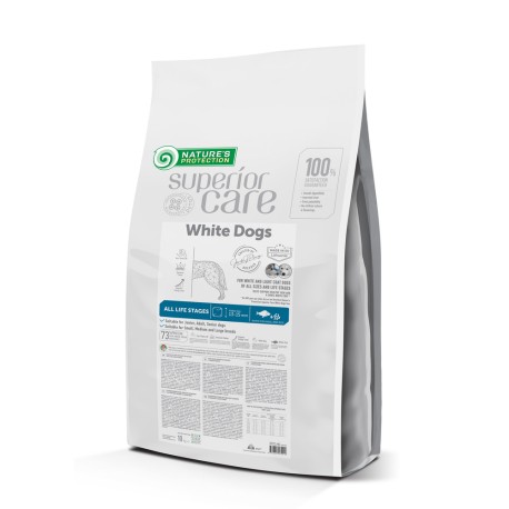 Nature's Protection Superior Care White Dogs White Fish All Sizes and Life Stages Сухий корм для собак усіх порід та вікових груп з білою вовною