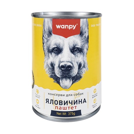 Wanpy Beef Консерви для собак з яловичиною паштет