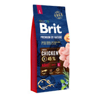Brit Premium Dog Adult Large Breed Chicken Сухой корм для взрослых собак крупных пород с курицей