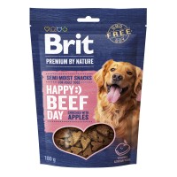 Brit Premium Dog Semi-moist Snacks Happy Beef Day with Apples Ласощі для собак напіввологі з яловичиною та яблуками