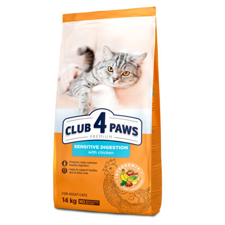 Club 4 Paws Premium Sensitive Сухий корм для дорослих кішок з чутливим травленням
