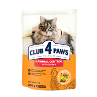 Club 4 Paws Premium Hairball Control Сухий корм для дорослих кішок з ефектом виведення вовни