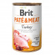 Brit Pate and Meat Chicken with Turkey Консерви для цуценят з куркою та індичкою