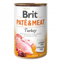 Brit Pate and Meat Chicken with Turkey Консервы для щенков с курицей и индейкой