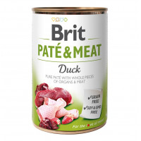 Brit Pate and Meat Duck Консервы для взрослых собак с уткой