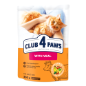Club 4 Paws Premium Adult Veal Сухой корм для взрослых кошек с телятиной 
